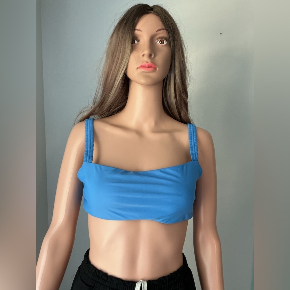 Madewell Bright Blue Women's bikini Top
